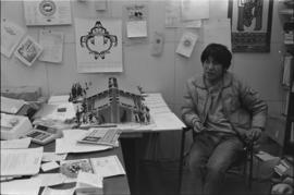 Norman Tait at the Native Education offices