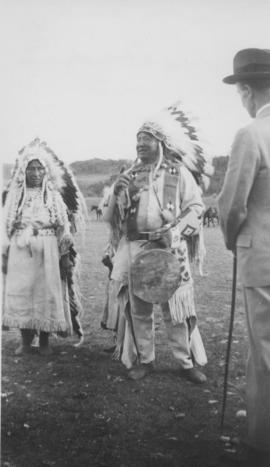 Chief and Mrs. Hunter with Lord Tweedsmuir