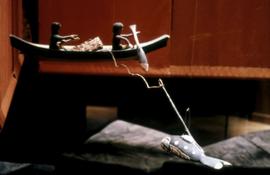 Whale hunters model on display in Montréal