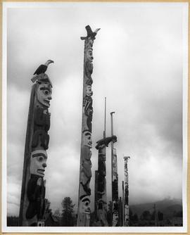 Kitwanga totem poles, view two