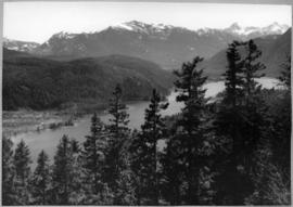 Mountain and river landscape