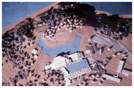 Model of new museum and grounds