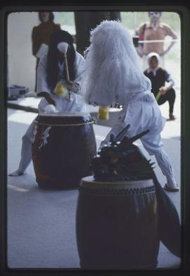 Performers and drums