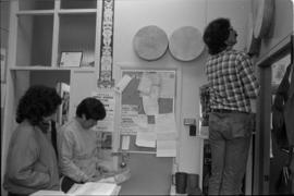 Norman Tait at the Native Education offices