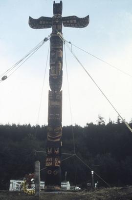 Mungo Martin Pole Raising in Alert Bay