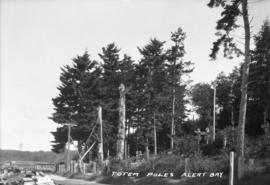 Totem poles - Alert Bay, BC