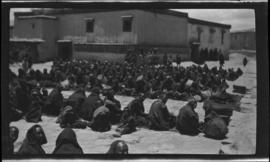 Monks at the Gyantse Gompa June 1922