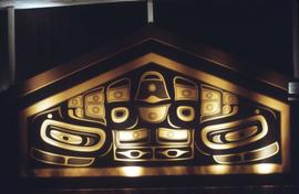 Potlatch entrance for the "Man and His World" exhibit