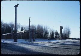 Totem poles at UBC MOA