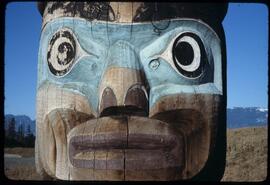 Totem pole at UBC MOA