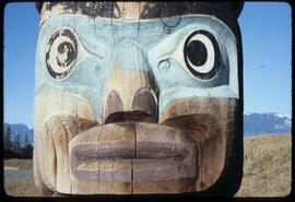 Totem pole at UBC MOA